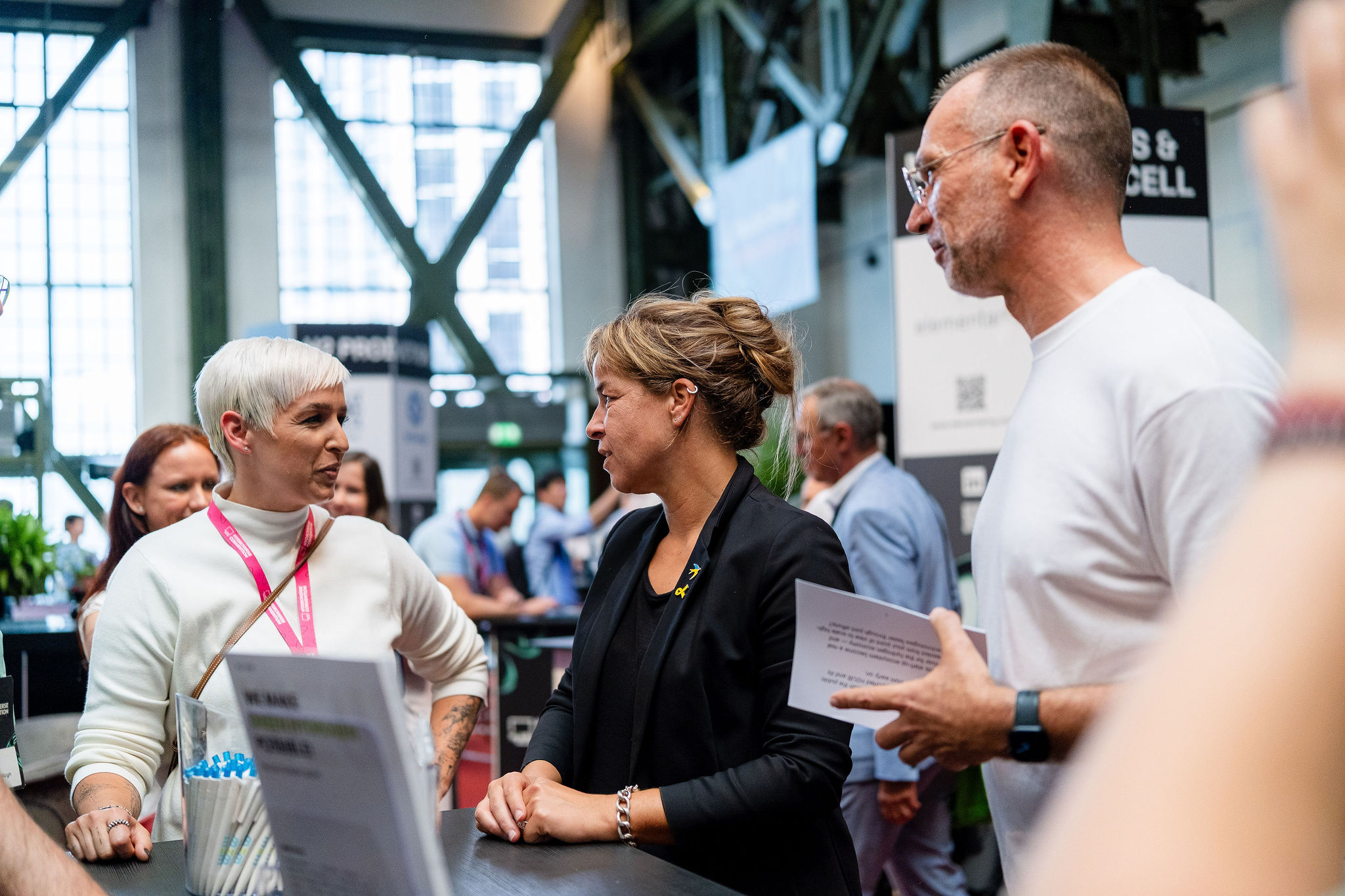 Dr. Wiebke Lüke, Minister Neubaurm and Uwe Kerkmann at the HC25